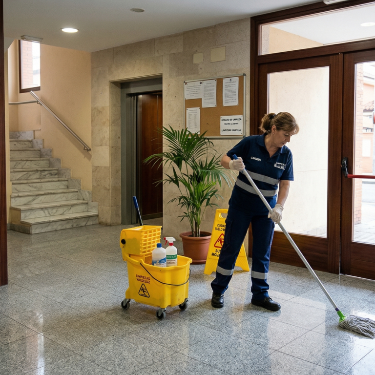 Profesionales de la limpieza de comunidades de vecinos